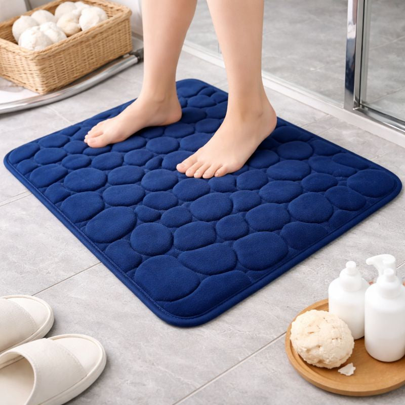 Tapis de Bain Antidérapant Effet Galets   5,99€