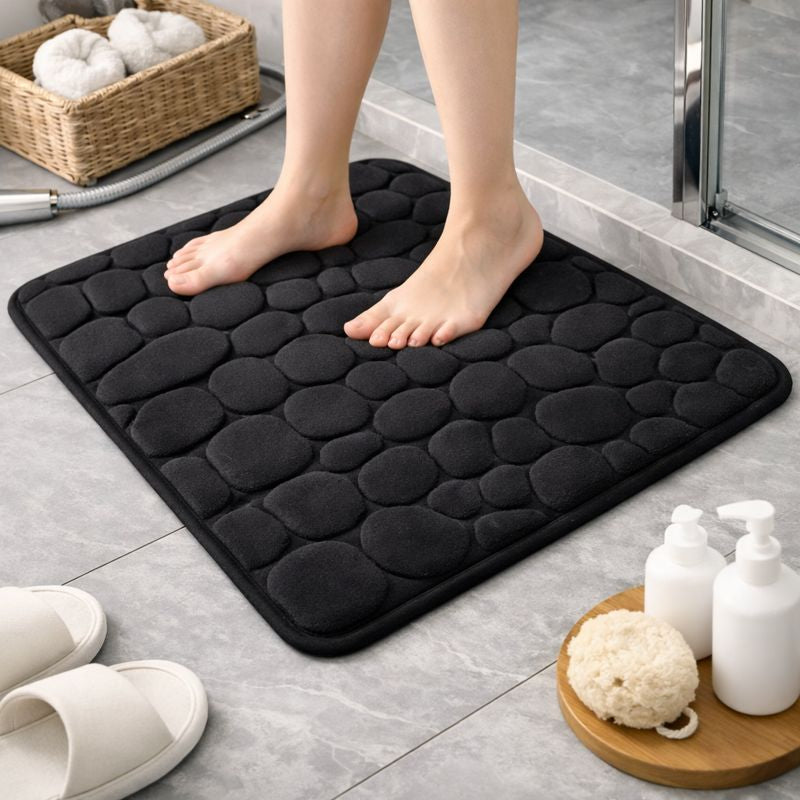 Tapis de Bain Antidérapant Effet Galets   5,99€